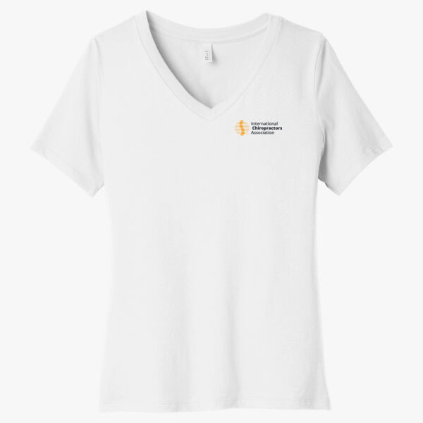 Women's Jersey Short Sleeve Deep V-Neck Tee Thumbnail