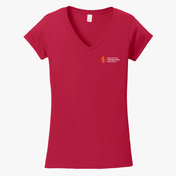 Softstyle Ladies' V-Neck Tee Thumbnail