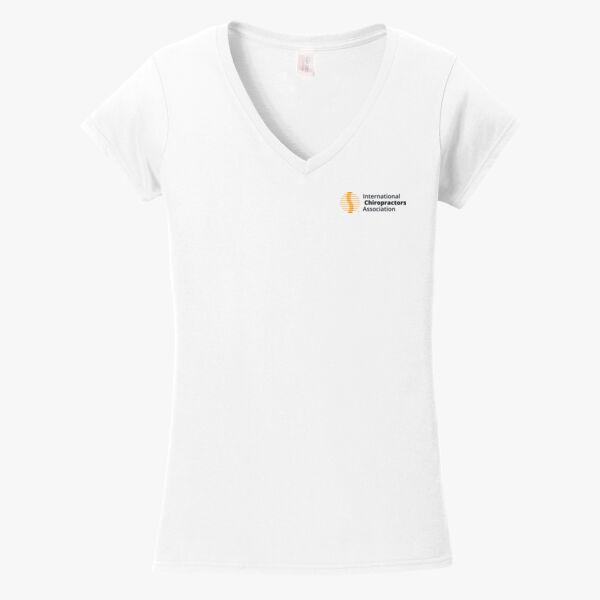 Softstyle Ladies' V-Neck Tee Thumbnail
